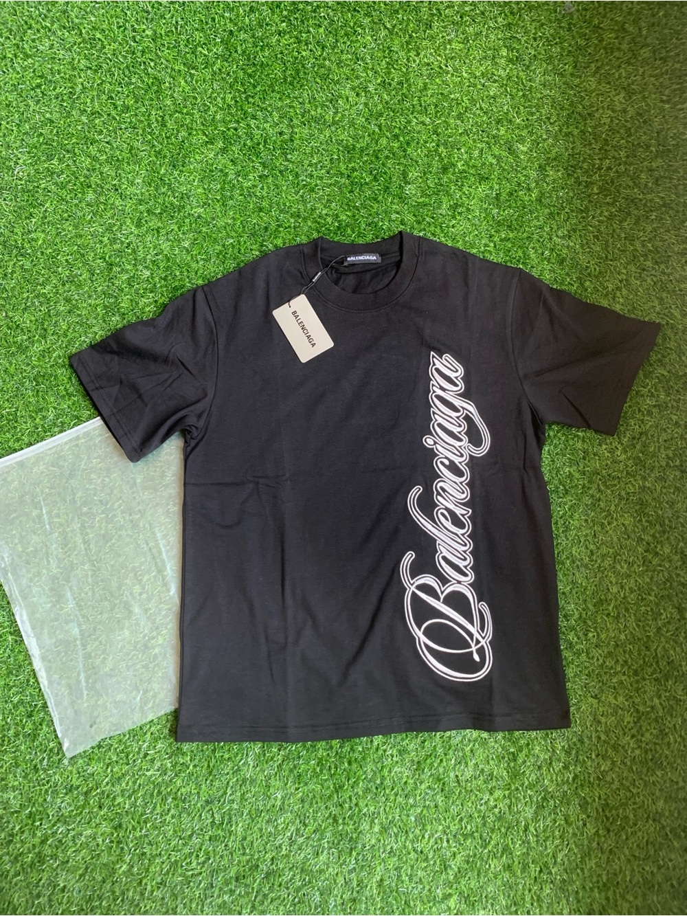 Black Balenciaga Tee - S